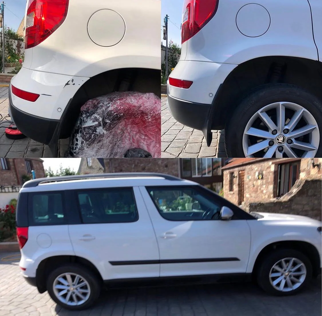 Rear Quarter Panel Scratch & Paint Repair