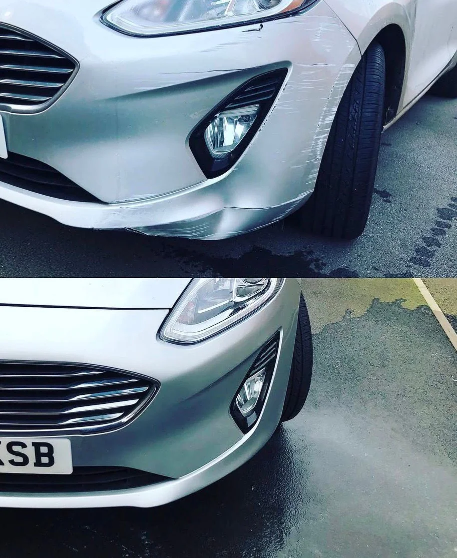 Front Bumper Corner Scuff Repair